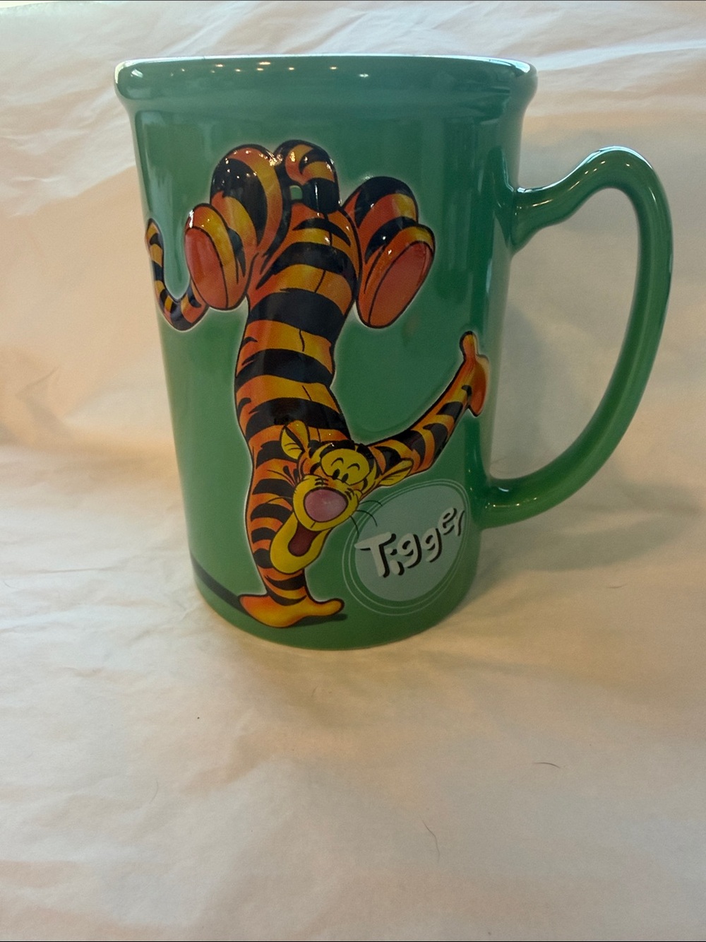 Disney Tigger Green Ceramic Mug